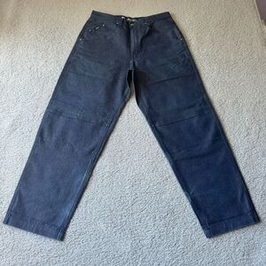VINTAGE‎ Karl Kani Jeans Mens 36x34 Blue Baggy Straight Denim Pants Hip Hop Y2K